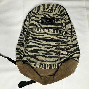 Jansport BackPack 3 Pouches Animal Print Back To